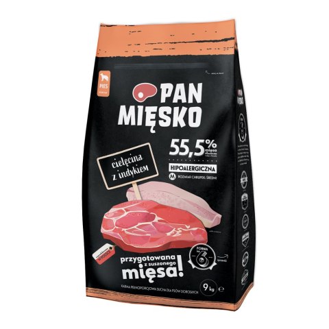 PAN MIĘSKO Cielęcina Z Indykiem M 9kg PAN MIĘSKO
