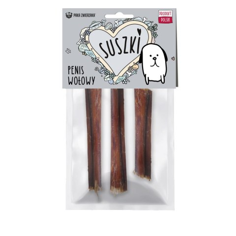 Paka Zwierzaka Suszki Penis Wołowy 12cm 3szt Paka Zwierzaka