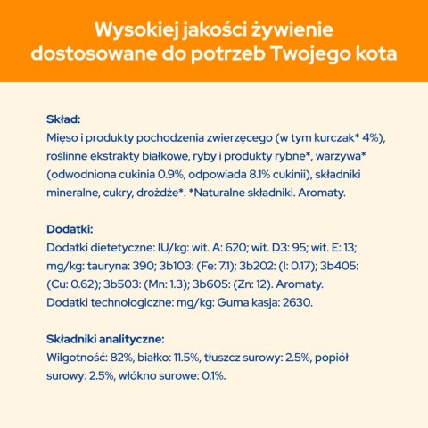Purina Cat Chow Adult Kurczak I Cukinia 85g Purina Cat Chow