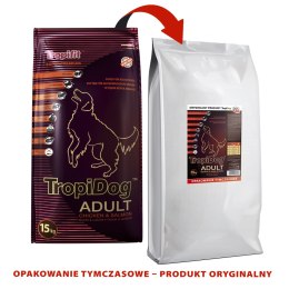 Tropidog Super Premium Adult Medium & Large Breed Kurczak I Łosoś 15kg Tropidog