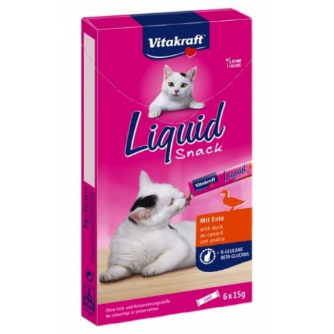 Vitakraft Cat Liquid-Snack Z Kaczką 6x15g Vitakraft