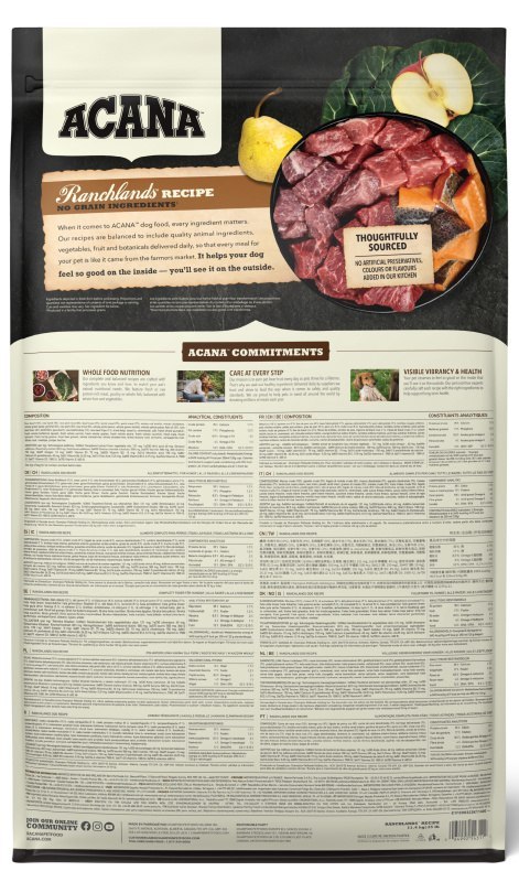 Acana Regionals Ranchlands Dog 11,4kg Acana