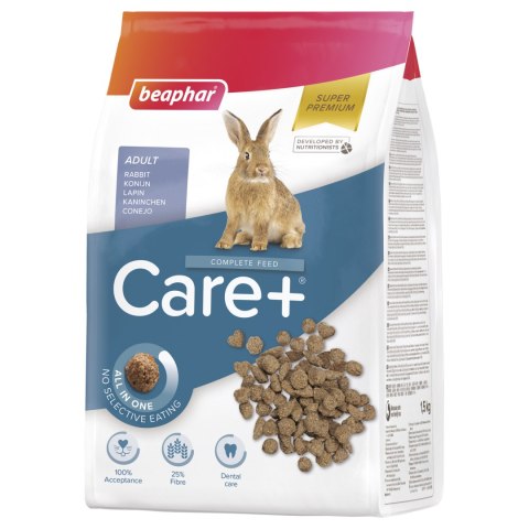 BEAPHAR Care+ Rabbit Karma Super Premium Dla Królików 1,5kg BEAPHAR