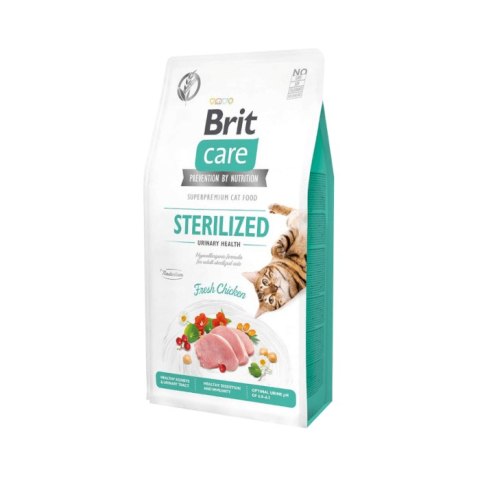 Brit Care Cat Grain-Free Sterilised Urinary Health Z Kurczakiem 7kg Brit