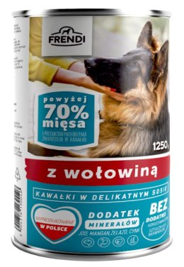 Frendi Kawałki W Delikatnym Sosie Z Wołowiną 1250g Frendi
