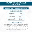 GOURMET Perle karma dla dorosłych kotów Mini Fileciki w sosie 4x85g Gourmet