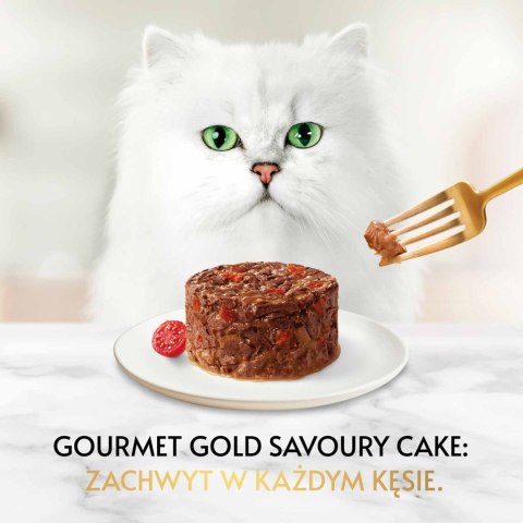 Purina Gourmet Gold wołowina w pomidorach 85g Gourmet