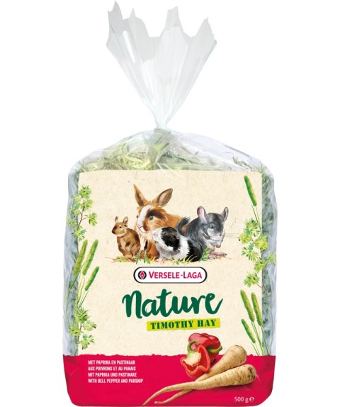 Versele-Laga Timothy Hay Bell Pepper & Parsnip 500g Versele-Laga