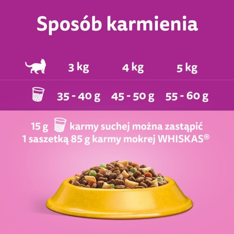 WHISKAS Sterile 1,4kg - sucha karma dla kotów po sterylizacji z kurczakiem Whiskas