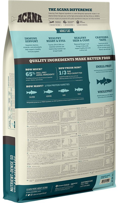 Acana Bountiful Catch Cat 4,5kg Acana