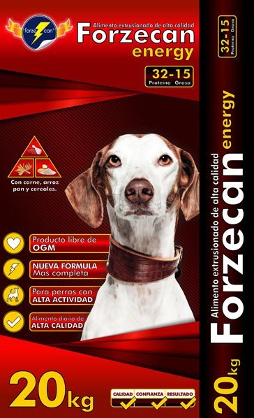 Forzecan Energy 51% mięsa BezGMO 20kg Forzecan