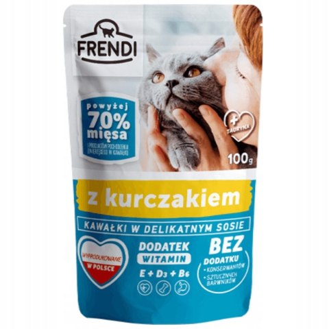 Frendi kawałki w delikatnym sosie z kurczakiem 100g Frendi