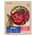 PURINA ONE Mini Adult Wołowina, ryż - sucha karma dla psa - 800g PURINA ONE