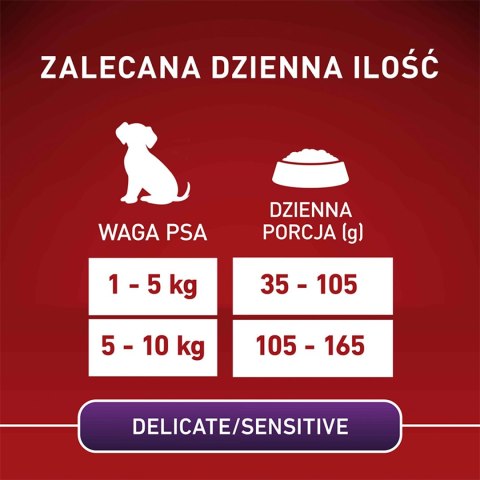 PURINA ONE Mini Delicate Łosoś, ryż - sucha karma dla psa - 800 g PURINA ONE