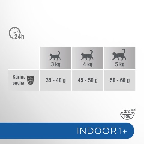 Perfect Fit™ - sucha karma pełnoporcjowa dla dorosłych kotów niewychodzących, bogata w kurczaka 7kg Perfect Fit
