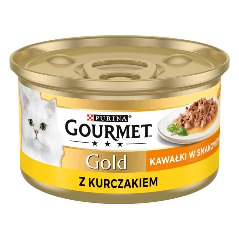 Purina Gourmet Gold Sauce Delight z kurczakiem 85g Gourmet
