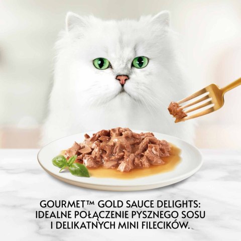 Purina Gourmet Gold Sauce Delight z kurczakiem 85g Gourmet