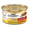 Purina Gourmet Gold kurczak/ wątróbka w sosie 85g Gourmet