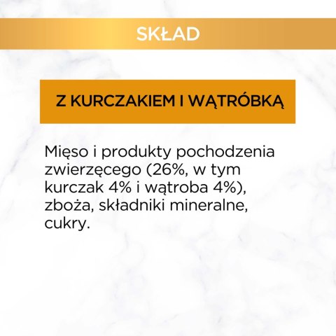 Purina Gourmet Gold kurczak/ wątróbka w sosie 85g Gourmet