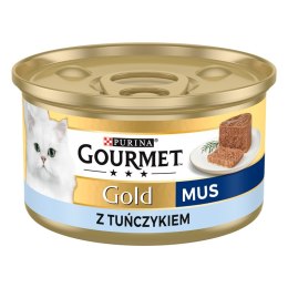 Purina Gourmet Gold mus z tuńczykiem 85g Gourmet