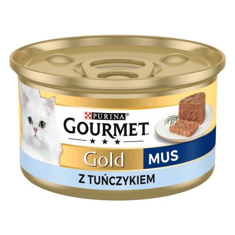 Purina Gourmet Gold mus z tuńczykiem 85g Gourmet