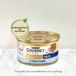 Purina Gourmet Gold mus z tuńczykiem 85g Gourmet
