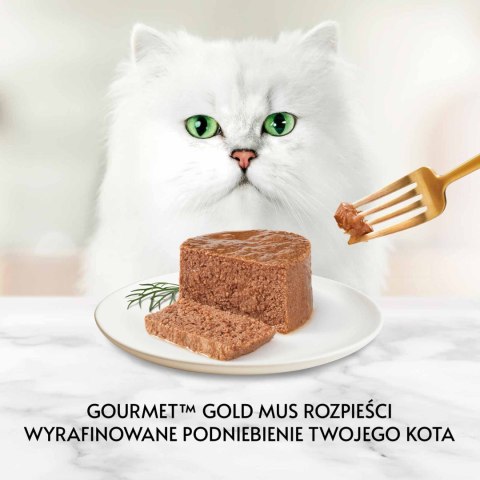 Purina Gourmet Gold mus z tuńczykiem 85g Gourmet