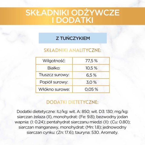 Purina Gourmet Gold mus z tuńczykiem 85g Gourmet