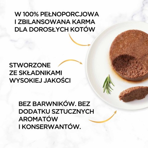 Purina Gourmet Gold mus z wołowiną 85g Gourmet