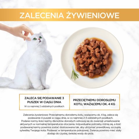 Purina Gourmet Gold z wołowiną i kurczakiem w sosie 85g Gourmet