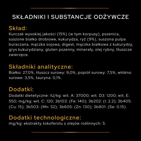 Purina Pro Plan Adult Light Optiweight Sterilised, kurczak i ryż 3kg Purina Pro Plan