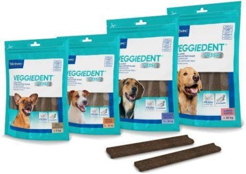 Virbac Veggiedent Fresh Gryzak M (10-30kg) 15sztuk Virbac