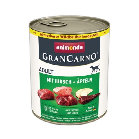 Animonda GranCarno Adult Dog Jeleń & Jabłko 800g Animonda