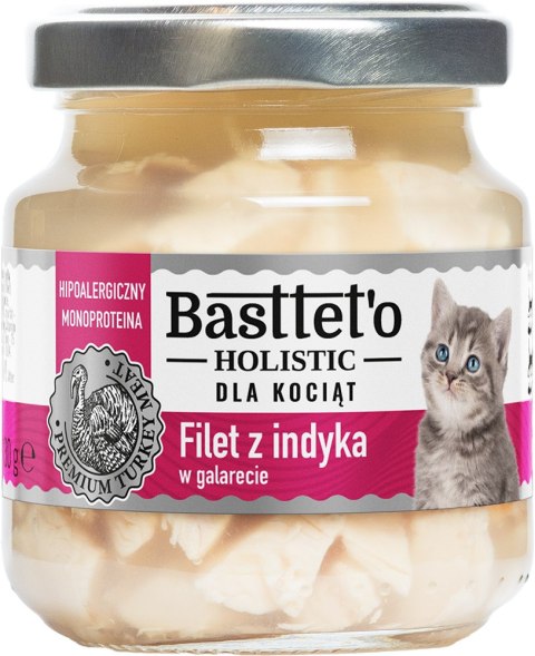 Basttet'o Holistic Filet Z Indyka Dla Kociąt 130g Basttet'o