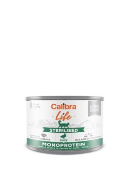 Calibra Cat Life Sterilised Karma Dla Kota Z Kaczką 200g Calibra