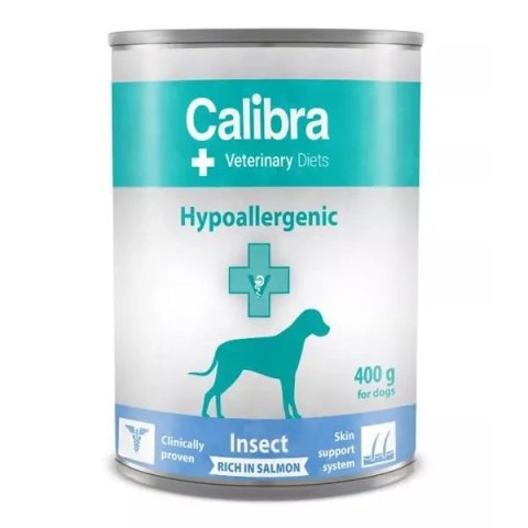 Calibra Veterinary Diets Hypoallergenic Insect Salmon Karma Dla Psa 400g Calibra