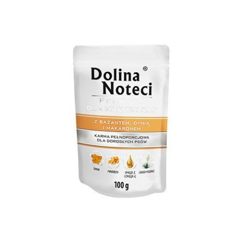 Dolina Noteci Premium Dla Psów Małych Ras Z Bażantem, Dynią I Makaronem 100g Dolina Noteci