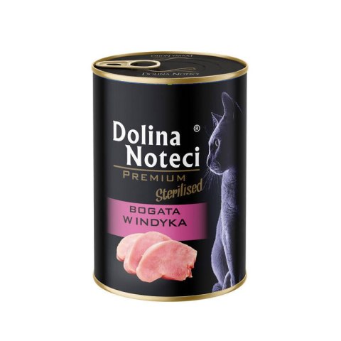 Dolina Noteci Premium Sterilised Bogata W Indyka Karma Dla Kota 400g Dolina Noteci