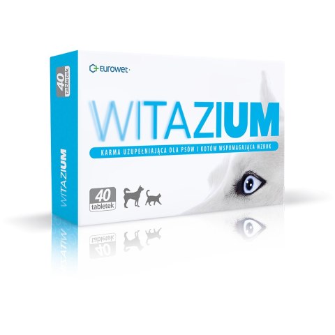 Wsparcie soczewki i siatkówki oka Eurowet Witazium Suplement 2x20 Tabletek Eurowet