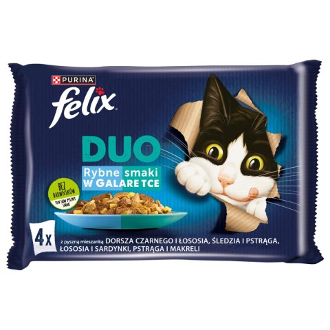 Felix Duo Rybne Smaki W Galaretce 4x85g Felix