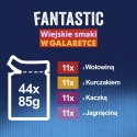 Felix Fantastic Mix Smaków W Galaretce Karma Dla Kota 44x85g Felix