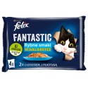 Felix Rybne Smaki W Galaretce Z Łososiem I Gładzicą 4x85g Felix