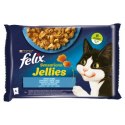 Felix Sensations Jellies Karma Dla Kota Smaki Rybne W Galaretce 4x85g Felix