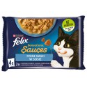 Felix Sensations Sauces Karma Dla Kota Smaki Rybne W Sosie 4x85g Felix