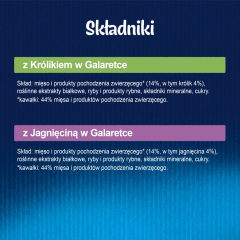 Felix Wiejskie Smaki W Galaretce Z Królikiem I Jagnięciną 4x85g Felix
