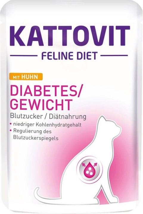 Kattovit Diabetes/Gewicht Kurczak 85g Kattovit