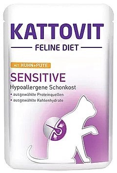 Kattovit Sensitive Kurczak Z Indykiem 85g Kattovit