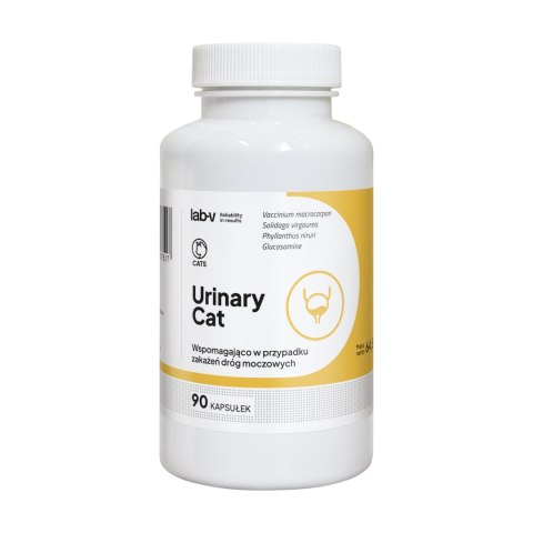 Lab-v Urinary Cat Wsparcie Układu Moczowego Dla Kotów 90 Kapsułek LAB-V