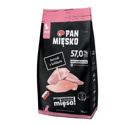 PAN MIĘSKO Kurczak Z Królikiem Dla Kociąt XS 1,6kg PAN MIĘSKO