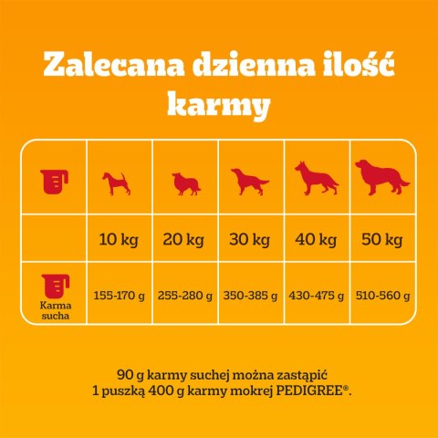 Pedigree Adult Professional Nutrition Drób Warzywa 12kg Pedigree